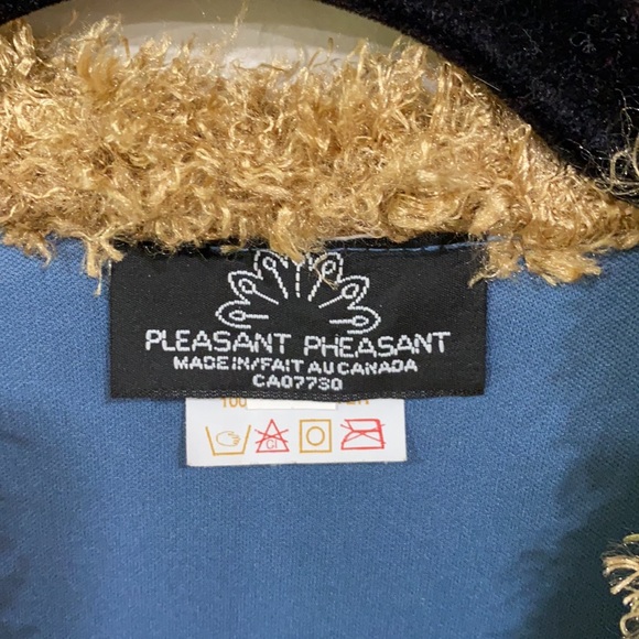 Pleasant Pheasant Faux Fur Color Block Vest - Picture 3 of 7